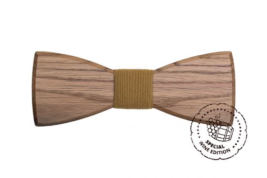 Dřevěný motýlek White Wine Bow Tie Dřevěný motýlek White Wine Bow Tie