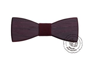 Dřevěný motýlek Red Wine Bow Tie Dřevěný motýlek Red Wine Bow Tie