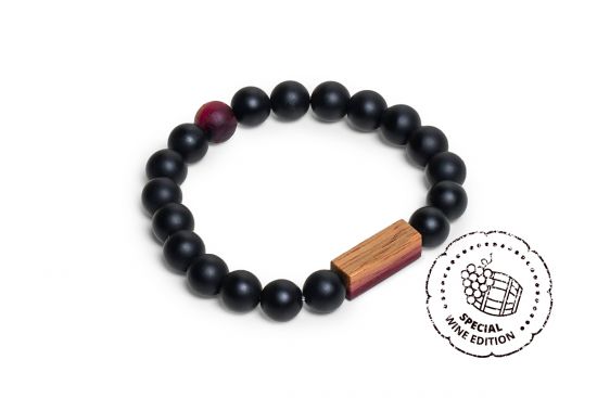 Korálkový náramek Red Wine Bracelet Korálkový náramek Red Wine Bracelet