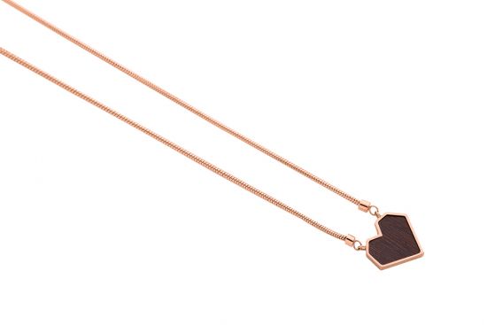 Náhrdelník Rose Necklace Heart Náhrdelník Rose Necklace Heart