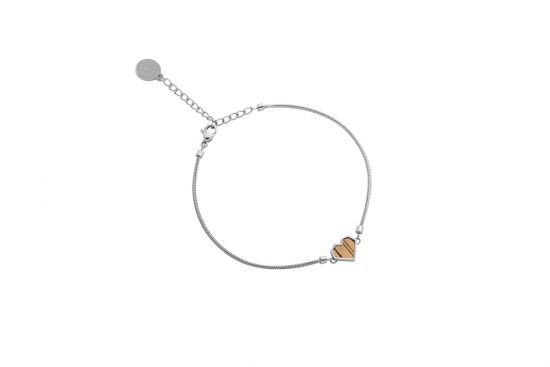 Kovový náramek Lini Bracelet Heart Kovový náramek Lini Bracelet Heart