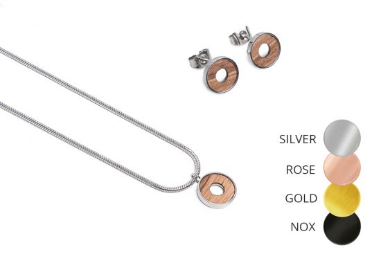 Circle Earrings & Necklace Circle Earrings & Necklace
