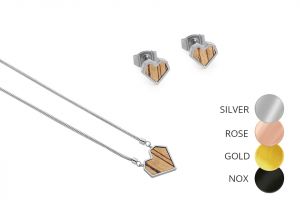 Heart Earrings & Necklace Heart Earrings & Necklace