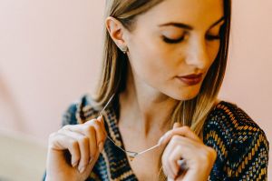 Triangle Earrings & Necklace & Ring Triangle Earrings & Necklace & Ring
