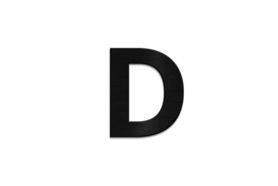 Dřevěné písmeno Letter D Dřevěné písmeno Letter D