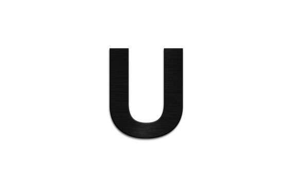 Dřevěné písmeno Letter U Dřevěné písmeno Letter U