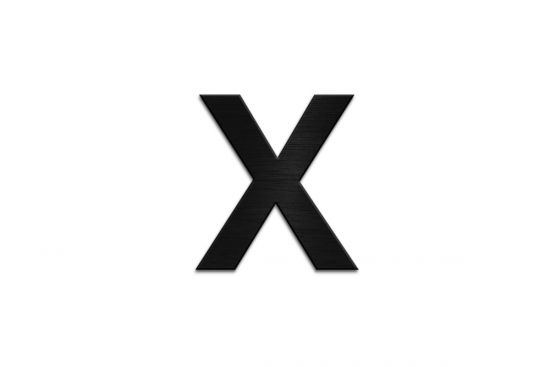 Dřevěné písmeno Letter X Dřevěné písmeno Letter X