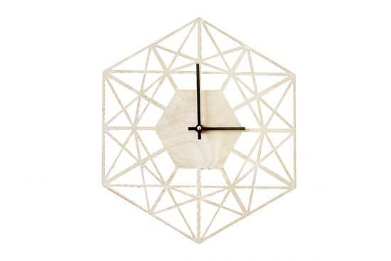 Dřevěné hodiny Net Clock Dřevěné hodiny Net Clock