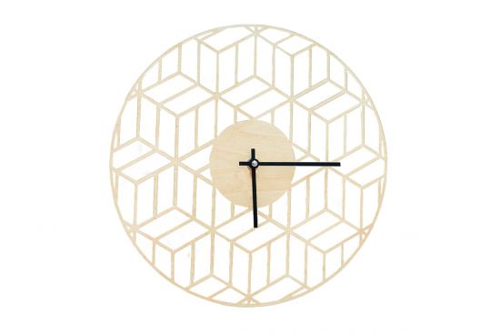 Dřevěné hodiny Cube Clock Dřevěné hodiny Cube Clock