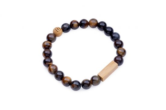 Korálkový náramek Brown Tiger Eye Bracelet Korálkový náramek Brown Tiger Eye Bracelet