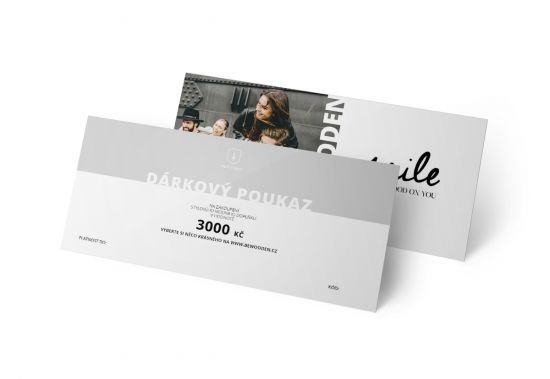 Dárkový poukaz 3000 Kč Dárkový poukaz 3000 Kč