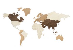 Dřevěná mapa Lux Map Dřevěná mapa Lux Map