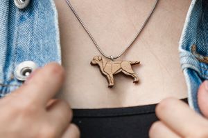 Dřevěný přívěsek Walking Labrador Pendant Dřevěný přívěsek Walking Labrador Pendant