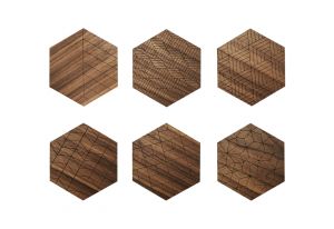 Dřevěné podložky Apis Coasters Dřevěné podložky Apis Coasters