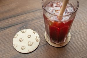 Dřevěné podložky Animal Coasters Dřevěné podložky Animal Coasters