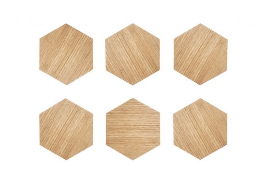Dřevěné podložky Oak Coasters Dřevěné podložky Oak Coasters
