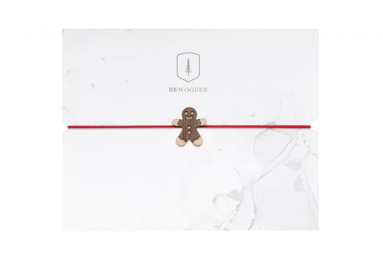 Provázkový náramek Gingerbread Wooden Bracelet Provázkový náramek Gingerbread Wooden Bracelet