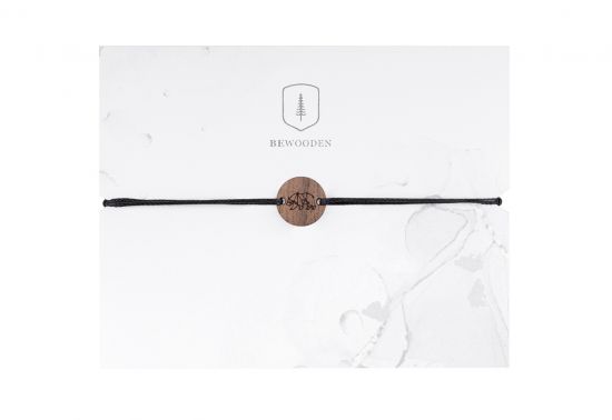 Provázkový náramek Walking Bear Wooden Bracelet Provázkový náramek Walking Bear Wooden Bracelet