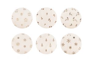 Dřevěné podložky Xmas Coasters Dřevěné podložky Xmas Coasters