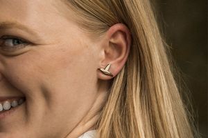 Dřevěné náušnice Natural Hummingbird Earrings Dřevěné náušnice Natural Hummingbird Earrings