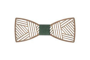Dřevěný motýlek Line Bowtie Dřevěný motýlek Line Bowtie