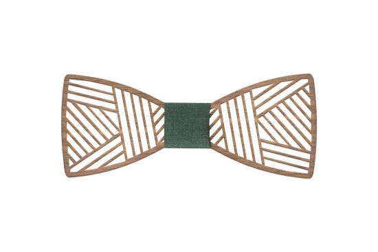 Dřevěný motýlek Line Bowtie Dřevěný motýlek Line Bowtie