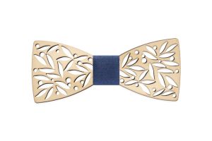 Dřevěný motýlek Flora Bowtie Dřevěný motýlek Flora Bowtie