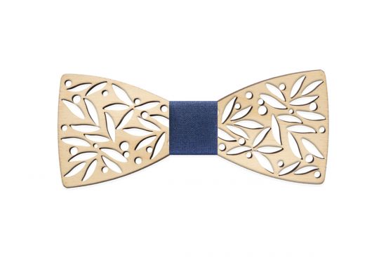 Dřevěný motýlek Flora Bowtie Dřevěný motýlek Flora Bowtie