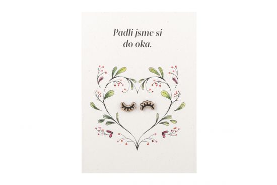Padli jsme si do oka – přání a náušnice 2v1 Padli jsme si do oka – přání a náušnice 2v1