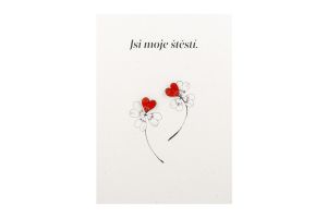 Jsi moje štěstí - přání a náušnice 2v1 Jsi moje štěstí - přání a náušnice 2v1
