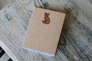Zápisník s liškou Sitting Fox B7 nelinkovaný Zápisník s liškou Sitting Fox B7 nelinkovaný