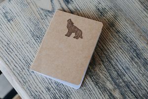 Zápisník s vlkem Walking Wolf B7 nelinkovaný Zápisník s vlkem Walking Wolf B7 nelinkovaný