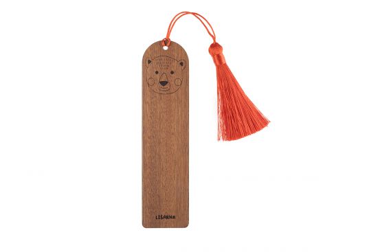 Dřevěná záložka do knihy medvěd Péťa Bookmark Dřevěná záložka do knihy medvěd Péťa Bookmark