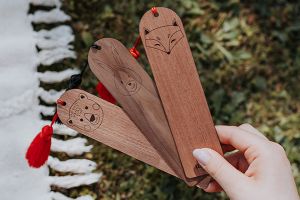 Dřevěná záložka do knihy Eliška Bookmark Dřevěná záložka do knihy Eliška Bookmark