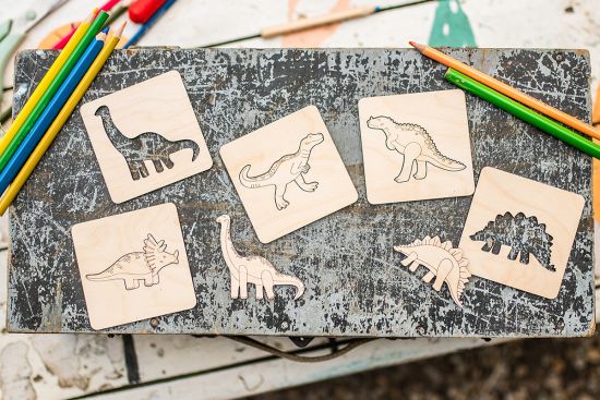 Lišácké vkládací puzzle 4v1 - Dino Lišácké vkládací puzzle 4v1 - Dino