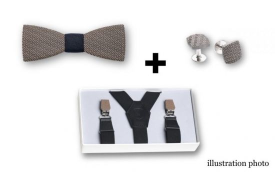 Motýlek + knoflíčky + kšandy Motýlek + knoflíčky + kšandy