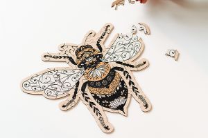 Dřevěné puzzle Včela Dřevěné puzzle Včela