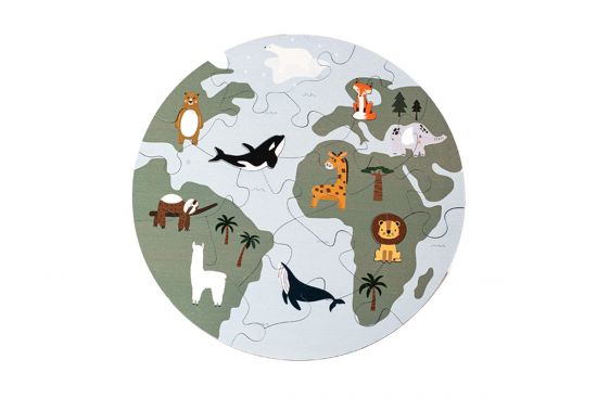 Dřevěné puzzle Svět zvířat Dřevěné puzzle Svět zvířat