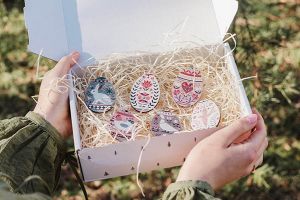 Velikonoční Scandi vajíčka - dřevěné ozdoby Velikonoční Scandi vajíčka - dřevěné ozdoby