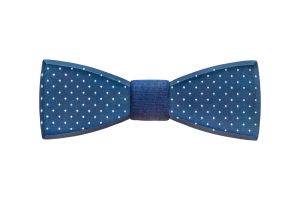 Dřevěný motýlek Navy Speckle Dřevěný motýlek Navy Speckle