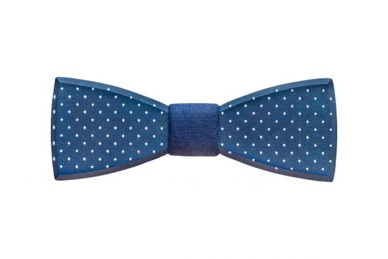 Dřevěný motýlek Navy Speckle Dřevěný motýlek Navy Speckle