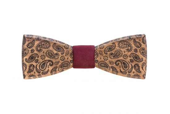 Dřevěný motýlek Paisley Deep Dřevěný motýlek Paisley Deep