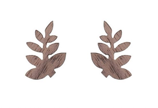 Dřevěné náušnice Twigo Earings Dřevěné náušnice Twigo Earings