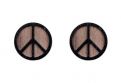 Dřevěné náušnice Peace Earrings
