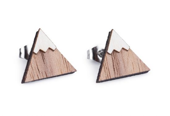 Dřevěné náušnice Whill Earrings Dřevěné náušnice Whill Earrings