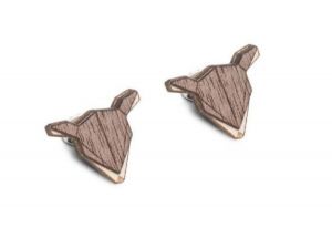 Dřevěné náušnice Doe Earrings Dřevěné náušnice Doe Earrings