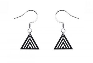 Dřevěné náušnice Trian Earrings Dřevěné náušnice Trian Earrings
