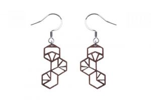 Dřevěné náušnice Trillo Earrings