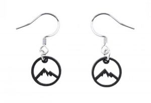 Dřevěné náušnice Mountains Earrings Dřevěné náušnice Mountains Earrings