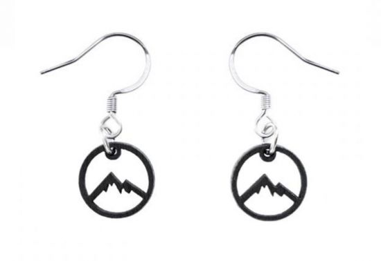 Dřevěné náušnice Mountains Earrings Dřevěné náušnice Mountains Earrings